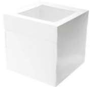 OSLO Premium Cake Box - 10×10×12" (Top Window)